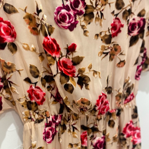 NWT- Alice + Olivia floral wrap dress - Picture 13 of 16